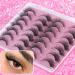 Magnetic Eyelashes Cat Eye Wispy Lashes Magnetic False Eyelashes with Applicator No Glue Needed Natural Strip Lashes Durable 1 Pair Magnetic Lashes - Buy Online on GoSupps.com