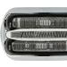 VHBW Shaving Head Compatible with Braun Old Gen: 300 310 320 340 350 350cc 360 370 370cc 380 395cc - High-Quality Shaving Head Cassette in Silver - Fast International Shipping - Buy Online on GoSupps.com