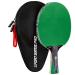 Ping Pong Paddle with Killer Spin + Case for Free - Professional Table Tennis Racket for Beginner and Advanced Players - Improve Your Ping Pong Skills with JT Ping Pong Paddle Set Green