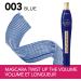 Bourjois Twist Up The Volume Blue Mascara 2-in-1 Transformable Brush for Volume and Length Holds up to 24 Hours Waterproof Clump-Free Non-Dripping Ophthalmologist Tested 8 ml - Buy Online on GoSupps.com