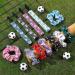 Soccer Headband and Hair Scrunchies Set for Girls - Nonslip Adjustable Headbands and Elastic Hair Ties for Sports - Kids and Teens Hair Accessories - Buy Online on GoSupps.com