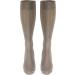Truform Compression Socks for Women - 15-20 mmHg Knee High Tan Cable Knit (Pack of 2) - Large Women's Dress Socks - Buy Online on GoSupps.com