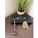 Premium Rose Quartz Jade Roller & Gua Sha Set - Natural Face Beauty & Relaxation (Green) - International Shipping Available - Buy Online on GoSupps.com