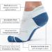 dimok Athletic Running Socks - No Show Moisture Wicking Blister Resistant Long Distance Sport Socks - Black Large for Men and Women - Buy Online on GoSupps.com