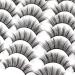 Wispy Volume Faux Mink Fluffy False Eyelashes - 14 Pairs (Light Volume) - Buy Online on GoSupps.com