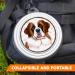 St. Bernard Foldable Portable Dog Bowl with Carabiner - Ideal On-the-Go Pet Feeding Solution - Buy Online on GoSupps.com