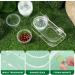 POPETPOP Reptile Feeder with 10Pcs Plastic Bowls- Reptile Food Bowl Water Dish Transparent Feeding Basin for Gecko Lizard Snakes - Buy Online on GoSupps.com