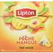 Lipton Black Tea Peach and Mango Taste Vitality Rainforest Alliance Certified 20 Bags