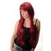 WIG ME UP GFW104-39: Premium 75 cm Long Straight Ladies Wig with Cheeky Fringe in Red Garnet - Quality International Shipping - Buy Online on GoSupps.com