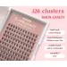 10-16mm C-Curl Natural Glam Lash Clusters - 120 Clusters, Ultra Thin Band, Milk Peach Individual Lashes - DIY Salon-Quality Volume - Buy Online on GoSupps.com