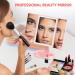 AMKE Trifold Makeup Mirror with Lights and 5X/7X Magnification - Lighted, Smart Touch Screen, Portable, Women Gift (Pink) - Buy Online on GoSupps.com