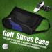 Alomejor Portable Golf Shoes Bag - Breathable Black & Blue Golf Shoe Carrier for Easy Travel - Buy Online on GoSupps.com