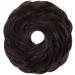 S-Noilite Dark Brown Curly Hair Scrunchie Bun for Women - Synthetic Chignon Ponytail Extension - Buy Online on GoSupps.com