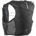 Salomon Active Skin 8 Unisex Hydration Vest for Trail Running Hiking & MTB - Includes Hydration Bottles - Black/Metal/Black - Buy Online on GoSupps.com
