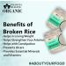 Blessfull Healing Organice Broken Rice 1 lb (453 Gram) - Buy Online on GoSupps.com