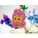 Bubble Guppies Birthday Cake Cupcake Topper Set Featuring Characters from Bubble Guppies and Themed Decorative Accessories - Buy Online on GoSupps.com