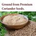 The Spice Way Ground Coriander - 4 oz Resealable Bag - Premium Quality - Buy Online on GoSupps.com
