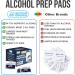JJ CARE Large Alcohol Prep Pads 70% Isopropyl Alcohol - Pack of 120, Individually Wrapped, Sterile 2-Ply Alcohol Wipes 4.33x5.90 Inch - Buy Online on GoSupps.com