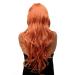 WIG ME UP Orange-Red Long Curly Wig with Bangs - 70cm | Stylish Wavy Hair for International Shipping - Buy Online on GoSupps.com