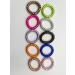10 Pcs Spiral Hair Bobbles - Elastic Telephone Cable Hair Ties for Women & Girls - Traceless Assorted Colors - Buy Online on GoSupps.com