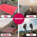 Near Zero Waterproof Camping Tarp | Ultralight 20D Ripstop Nylon | Multi-Functional Ground Tarp for Backpacking | Red | 7.5 x 5.8 ft | 3 Person Tent - Buy Online on GoSupps.com