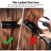 MKBOO Nano Titanium Ceramic Steam Hair Straightener - Salon Professional Flat Iron with LCD Display and Adjustable Temperature - White - Buy Online on GoSupps.com