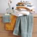 Lovely Casa - Set of 2 washcloths 15 x 21 cm Lagune Linen - Buy Online on GoSupps.com