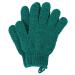 KAKOOI Exfoliating Bath Scrubbing Gloves - Dead skin cells remover(1Pair of Pack  DarkGreen) 1 Pair (Pack of 1) Darkgreen