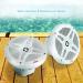 Pyle PLMR652W 6.5 Inch Marine Speakers (Pair) - 2-Way IP-X4 Waterproof, 600 Watt Power, Low Profile Design - White - Buy Online on GoSupps.com