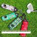 Golf Tee Holder & Ball Carry Bag Pouch Set with Keychain Clip - Golf Gifts & Accessories - Buy Online on GoSupps.com