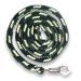 Lead rope horse tie rope for horses with stable panic hook length 2m many colors (dark green-black-cream)