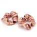 2 Pcs Scrunchies for Women Soft Silk Scrunchies Premium Satin Scrunchie Ponytail Holder Hair Scrunchies for Women Elastic Hair Ties for Long Fine & Thick Curly Hair Girls (Light Brown)