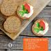 Carb-o-licious Low Carb Melba Toast 2-Pack - Sugar Free Keto Snack - 1 Net Carb - Kosher Friendly - Crunchy Healthy Bites - Plain & Onion Garlic Flavors - 4oz Each - Buy Online on GoSupps.com