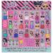 L.O.L Surprise! Townley Girl Non-Toxic Water Based Peel-Off Nail Polish Set for Girls, Glittery & Opaque Colors, with Toe Spacers and Nail Stickers, Ages 5+ for Parties, Sleepovers & Makeovers, 18 Pcs