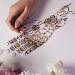 Reusable Henna Hand Template for Homemade Mehendi Art - White | Beginner Kit for Temporary Body Tattoo Practice - Buy Online on GoSupps.com
