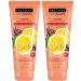 Freeman Clearing Peel Off Clay Facial Mask Cleansing and Oil Absorbing Beauty Face Mask with Sweet Tea and Lemon 6 oz 2 Pack