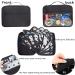 Large Portable Travel Brooch Pin Carrying Case - Black Organizer for 250 Pins, 2 Zipper Pockets, Display Bag - Enamel Lapel Pin Storage - Buy Online on GoSupps.com