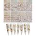 NAIL ANGEL 8-Sheet Laser Gold & Silver Butterfly Nail Art Sticker Set - Nail Art Decoration 10238 - Buy Online on GoSupps.com