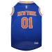 NBA NEW YORK KNICKS DOG Jersey, Medium - Tank Top Basketball Pet Jersey NBA TANK JERSEY New York Knicks Medium