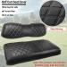 NOKINS Diamond Golf Cart Seat Cover - D Type For DS Front | Black Stitching - Buy Online on GoSupps.com