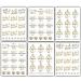 Bachelorette Bride to Be Nautical Temporary Tattoos - 100+ Gold Metallic Designs - Bride's Crew, Nauti Bride, Last Fling - Perfect for Engagement & Bachelorette Party - Waterproof & Nontoxic - Buy Online on GoSupps.com