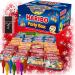 Haribo Mini Bags Sweets Gift Box with Punch Balloons - Party Bag Fillers with Strawbs, Tangfastics, Starmix & Supermix Haribo Sweets - Includes Lovely Card - Buy Online on GoSupps.com