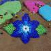 Handmade Native American Style Blue Beaded Hair Clips Collection - Buy Online on GoSupps.com
