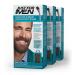 Just For Men Mustache & Beard Beard Dye for Men with Brush Included for Easy Application With Biotin Aloe and Coconut Oil for Healthy Facial Hair Medium-Dark Brown M-40 3 count (Pack of 1) Medium - Dark Brown 3 count (Pack of 1)