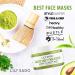 Organic Green Tea Matcha & Avocado Face Mask - Anti-Aging Vegan Facial Treatment - Buy Online on GoSupps.com
