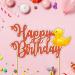 Seyal Cartoon Duck Happy Birthday Cake Topper - Buy Online on GoSupps.com