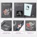 Stylish Felt Motherpass Cover with Elephant Embroidery - Perfect Gift for Pregnant Women - Dark Gray with Compartments for Ultrasound and Vaccination Pass - Buy Online on GoSupps.com