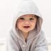 Mabyen Baby Hooded Bathrobe - 100% Organic Cotton Baby Poncho in Light Grey | Eco-Friendly One Size International Shipping - Buy Online on GoSupps.com