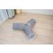 Collapsible Cat Tunnel Toy - 3-Way Play Fun for Cats, Rabbits, Kittens - Gray Arrow Design - Buy Online on GoSupps.com