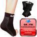 gr8ful Plantar Fasciitis Socks | Support Sleeves with 24/7 Compression & Treatment for Foot Arch Heel Fascia & Achilles Tendonitis Men/Women Pain Relief Night Splint Sock | Black 1 Pair L/XL L/XL (1 Pair)